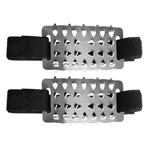 lyanny Anti-Rutsch Schuhspikes, Eisgriffe für Schuhe, rutschfeste, Ice Grips Eisspikes für Schuhe Stiefel, Antirutsch Spikes zum Überziehen für Wandern Outdoor lyanny Anti-Rutsch Schuhspikes, Eisgriffe für Schuhe, rutschfeste, Ice Grips Eisspikes für Schuhe Stiefel, Antirutsch Spikes zum Überziehen für Wandern Outdoor von lyanny