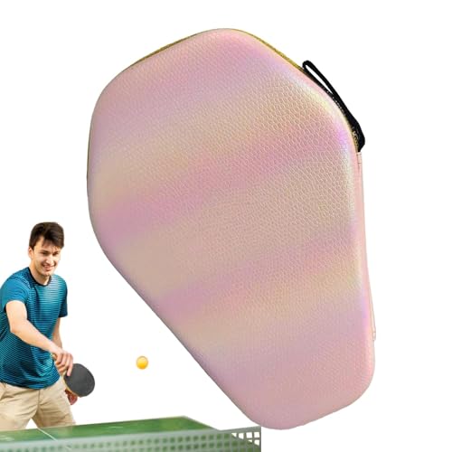 lyanny Ping-Pong-Paddel-Hülle, Tischtennis-Hülle,Tragetasche Paddeltasche Aufbewahrungstasche - Ping-Pong-Paddel-Halter, Schlägerhülle, wasserdichter PU-Aufbewahrungsorganisator, von lyanny