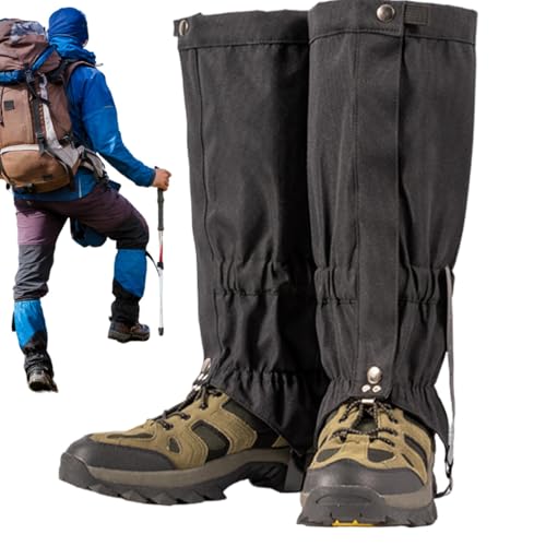 lyanny Verstellbare Beingamaschen, Schneegamaschen zum Wandern, wasserdichte Wanderstiefel, verstellbare Beingamaschen, wasserdichte Wandergamaschen für Damen, Herren, Skifahren, Schneeschuhwandern von lyanny