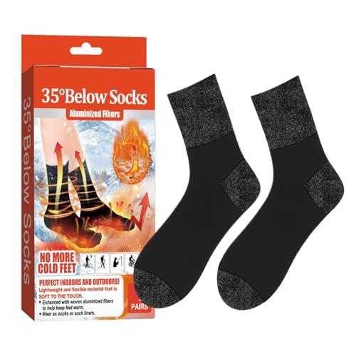 lyanny Winter-Skisocken, Winter-Heizsocken - Wärmesocken für kaltes Wetter, aluminisierte Faser | Hautfreundliche, atmungsaktive Fußwärmsocken für Outdoor-Sportarten lyanny Winter-Skisocken, Winter-Heizsocken - Wärmesocken für kaltes Wetter, aluminisierte Faser | Hautfreundliche, atmungsaktive Fußwärmsocken für Outdoor-Sportarten von lyanny