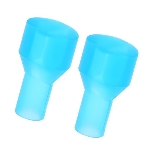 lyrlody 2PCS Beißventil-Ersatzhülle, Hydratationsblase beißen Düse Ventil Mundstück Elastischer Silikagel Hydratationsblase Zubehör (Blue) von lyrlody