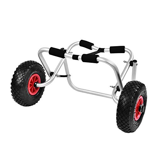 lyrlody 80kg Kanuwagen Kajakwagen Bootstrailer Transportwagen Bootswagen mit 10 Zoll großen Rädern für Kanu- und Kajakliebhaber lyrlody 80kg Kanuwagen Kajakwagen Bootstrailer Transportwagen Bootswagen mit 10 Zoll großen Rädern für Kanu- und Kajakliebhaber von lyrlody