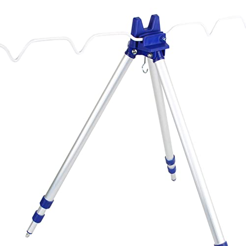 lyrlody Faltbare Angelruten aus Aluminium, Stativruten-Caddy, Tragbarer Angelrutenhalter und Träger, mit 3 Abschnitten, Einziehbarer Angelrutenhalterung für Angelständer Im Freien lyrlody Faltbare Angelruten aus Aluminium, Stativruten-Caddy, Tragbarer Angelrutenhalter und Träger, mit 3 Abschnitten, Einziehbarer Angelrutenhalterung für Angelständer Im Freien von lyrlody