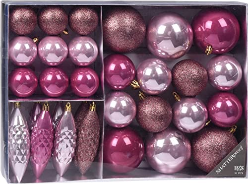 made2trade 31 teiliges Weihnachtsbaumschmuck Set - Purple made2trade 31 teiliges Weihnachtsbaumschmuck Set - Purple von made2trade
