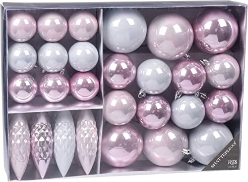 made2trade 31 teiliges Weihnachtsbaumschmuck Set - Rosa made2trade 31 teiliges Weihnachtsbaumschmuck Set - Rosa von made2trade