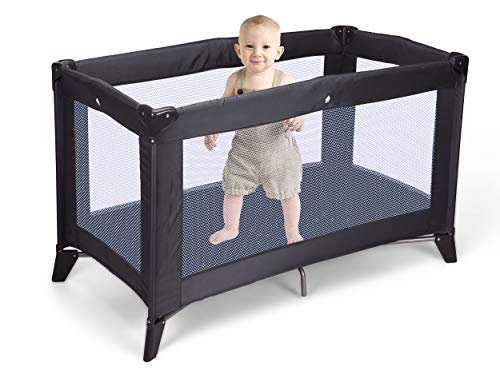 made2trade Faltbares Kinderbett - Gepolsterte Matratze - 120x60x76cm - Grau made2trade Faltbares Kinderbett - Gepolsterte Matratze - 120x60x76cm - Grau von made2trade