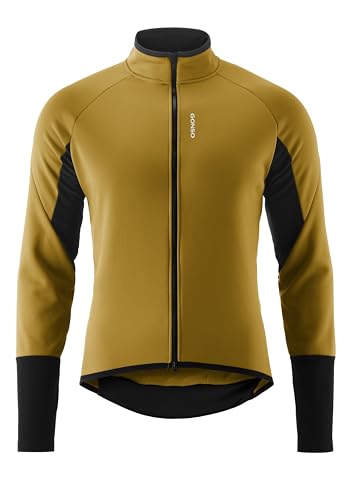 Gonso Road Jacket Softshell 2 M, Herren Fahrradjacke, Wasserabweisende Softshelljacke, Winddicht, G-Shell für optimale Wärmeisolierung, Enganliegende Passform, PFC-frei, Gelb, Gr. M Gonso Road Jacket Softshell 2 M, Herren Fahrradjacke, Wasserabweisende Softshelljacke, Winddicht, G-Shell für optimale Wärmeisolierung, Enganliegende Passform, PFC-frei, Gelb, Gr. M von maier sports gmbh