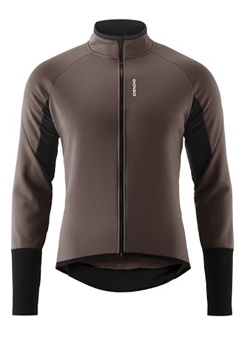 Gonso Road Jacket Softshell 2 M, Herren Fahrradjacke, Wasserabweisende Softshelljacke, Winddicht, G-Shell für optimale Wärmeisolierung, Enganliegende Passform, PFC-frei, Braun, Gr. L Gonso Road Jacket Softshell 2 M, Herren Fahrradjacke, Wasserabweisende Softshelljacke, Winddicht, G-Shell für optimale Wärmeisolierung, Enganliegende Passform, PFC-frei, Braun, Gr. L von maier sports gmbh