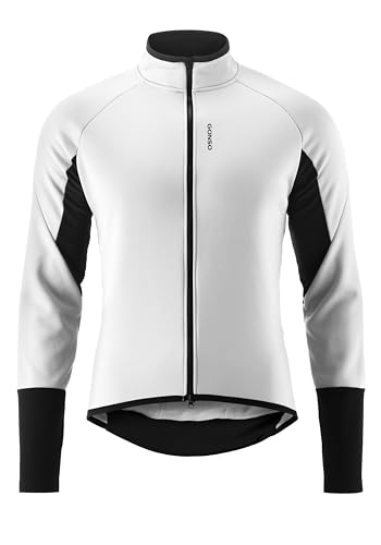 Gonso Road Jacket Softshell 2 M, Herren Fahrradjacke, Wasserabweisende Softshelljacke, Winddicht, G-Shell für optimale Wärmeisolierung, Enganliegende Passform, PFC-frei, Weiß, Gr. S Gonso Road Jacket Softshell 2 M, Herren Fahrradjacke, Wasserabweisende Softshelljacke, Winddicht, G-Shell für optimale Wärmeisolierung, Enganliegende Passform, PFC-frei, Weiß, Gr. S von maier sports gmbh