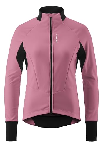 Gonso Road Jacket Softshell 2 W, Damen Fahrradjacke, Wasserabweisende Softshelljacke, Winddicht, G-Shell für optimale Wärmeisolierung, Enganliegende Passform, PFC-frei, Pink, Gr. 38 Gonso Road Jacket Softshell 2 W, Damen Fahrradjacke, Wasserabweisende Softshelljacke, Winddicht, G-Shell für optimale Wärmeisolierung, Enganliegende Passform, PFC-frei, Pink, Gr. 38 von maier sports gmbh