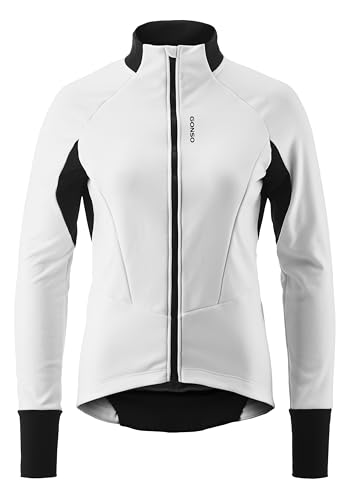 Gonso Road Jacket Softshell 2 W, Damen Fahrradjacke, Wasserabweisende Softshelljacke, Winddicht, G-Shell für optimale Wärmeisolierung, Enganliegende Passform, PFC-frei, Weiß, Gr. 40 Gonso Road Jacket Softshell 2 W, Damen Fahrradjacke, Wasserabweisende Softshelljacke, Winddicht, G-Shell für optimale Wärmeisolierung, Enganliegende Passform, PFC-frei, Weiß, Gr. 40 von maier sports gmbh