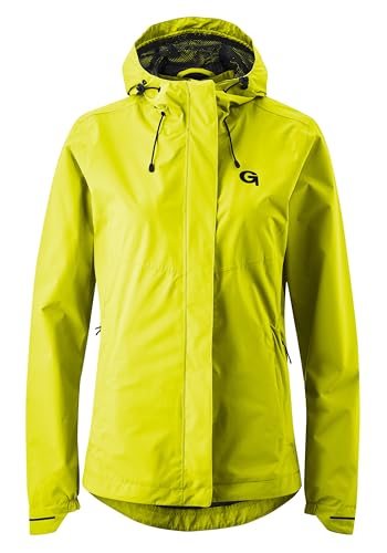 Gonso Save Jacket Essential W, Damen Fahrradjacke, Wasserdichte Regenjacke, Wasserdicht bis 10.000 mm & winddicht, 2-Lagenlaminat & getapte Nähte, Weite Passform, PFC-frei, Gelb, Gr. 46 Gonso Save Jacket Essential W, Damen Fahrradjacke, Wasserdichte Regenjacke, Wasserdicht bis 10.000 mm & winddicht, 2-Lagenlaminat & getapte Nähte, Weite Passform, PFC-frei, Gelb, Gr. 46 von Gonso