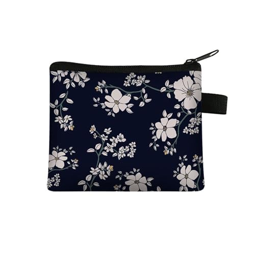 Kosmetiktasche Marineblau Schminktasche Tragbare Reise Kosmetiktasche Klein Niedliche Vielseitige Make Up Bag Kosmetiktasche Damen Reißverschlusstasche Schminktasche Klein Mädchen von malxlaw