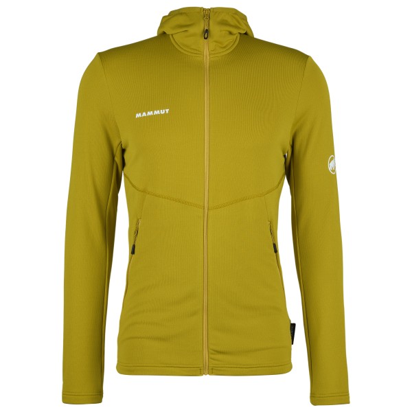 Mammut - Aconcagua Light Midlayer Hooded Jacket - Fleecejacke Gr M gelb von mammut