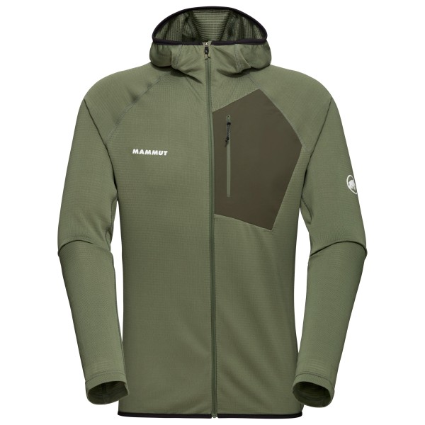 Mammut - Aenergy Light Midlayer Hooded Jacket - Fleecejacke Gr M oliv von mammut