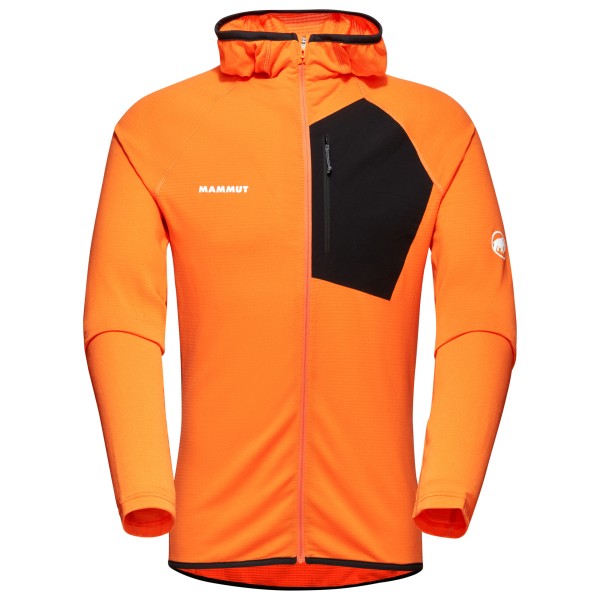 Mammut - Aenergy Light Midlayer Hooded Jacket - Fleecejacke Gr XXL orange von mammut