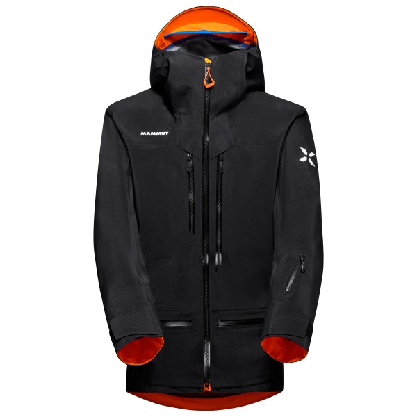 Mammut - Eiger Free Pro Hardshell Hooded Jacket - Regenjacke Gr XL schwarz von mammut