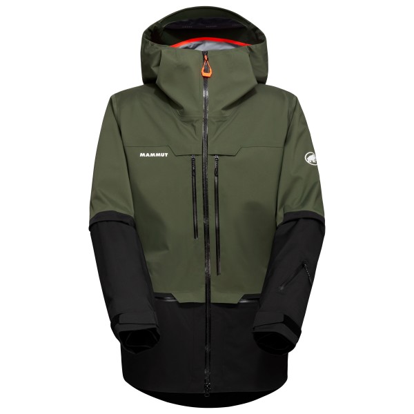 Mammut - Haldigrat Hardshell Hooded Jacket - Skijacke Gr S oliv/schwarz von mammut