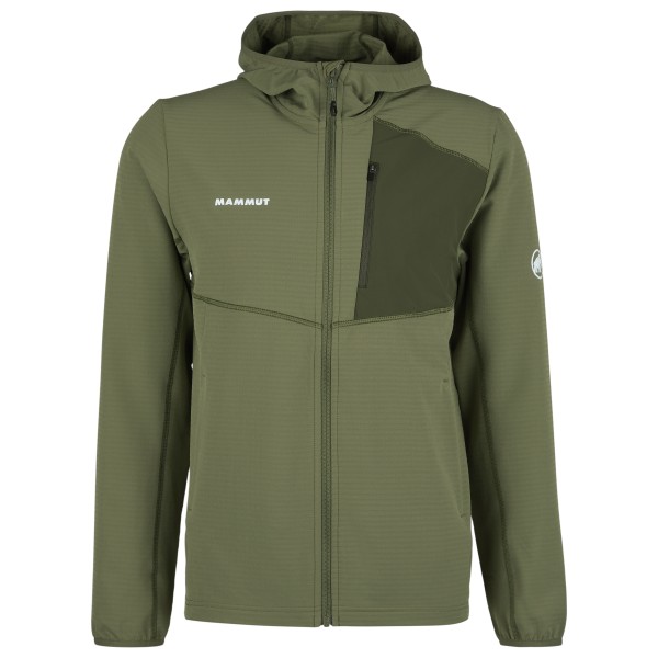 Mammut - Madris Light Midlayer Hooded Jacket - Fleecejacke Gr M oliv von mammut