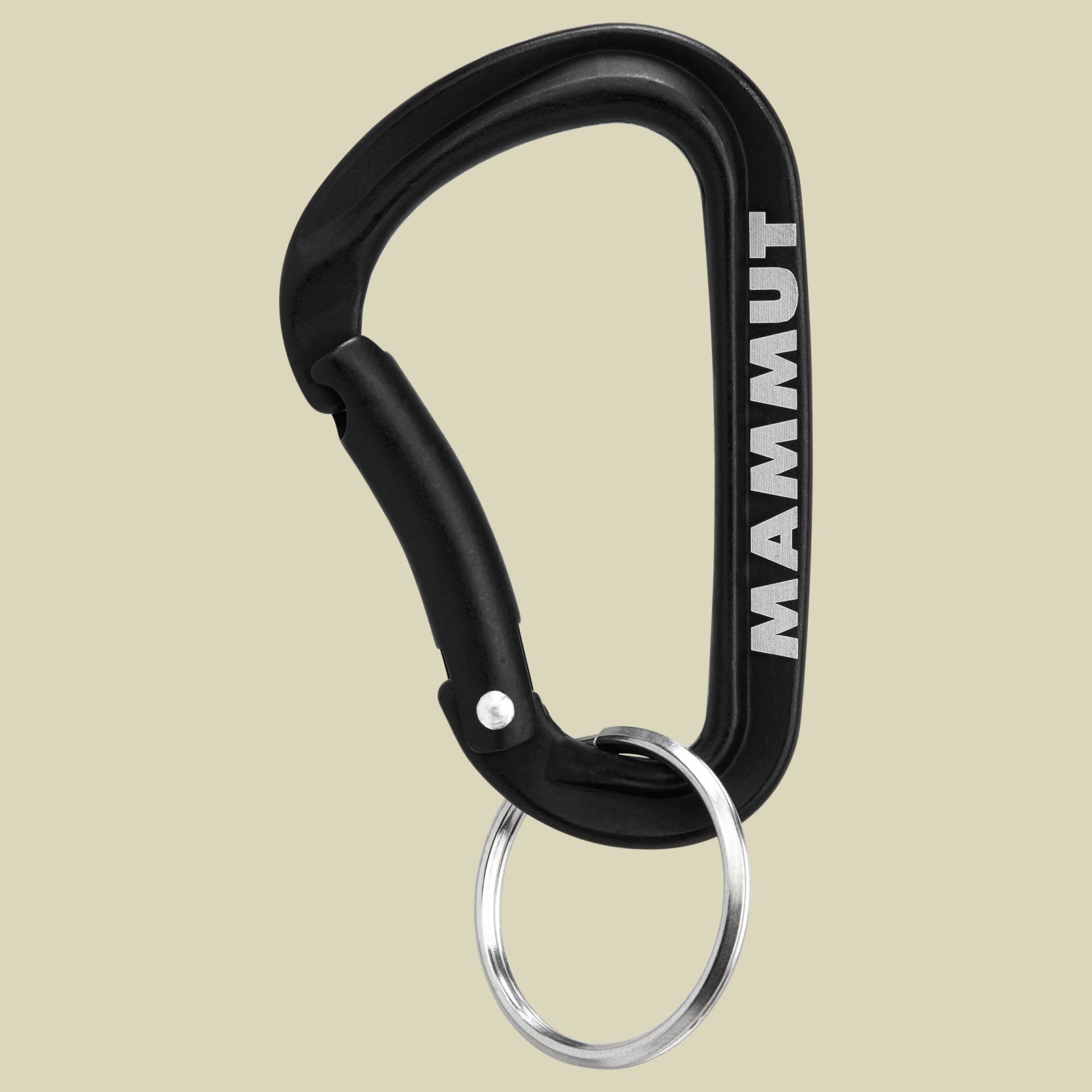 Mammut Mini Carabiner Classic Keylock Größe S schwarz - Farbe black Mammut Mini Carabiner Classic Keylock Größe S schwarz - Farbe black von mammut