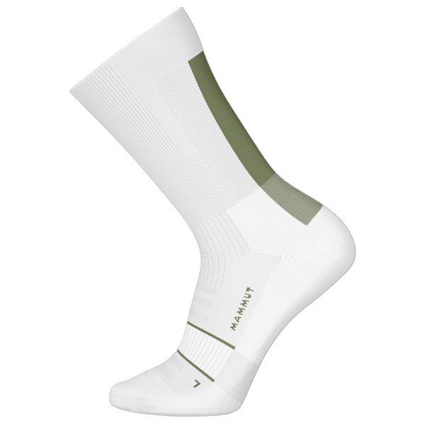 Mammut - Mountain Running Lightweight Merino Crew - Laufsocken Gr 36-38 weiß von mammut