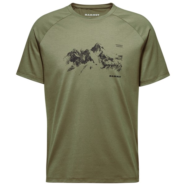 Mammut - Mountain T-Shirt 8035m - T-Shirt Gr L oliv von mammut