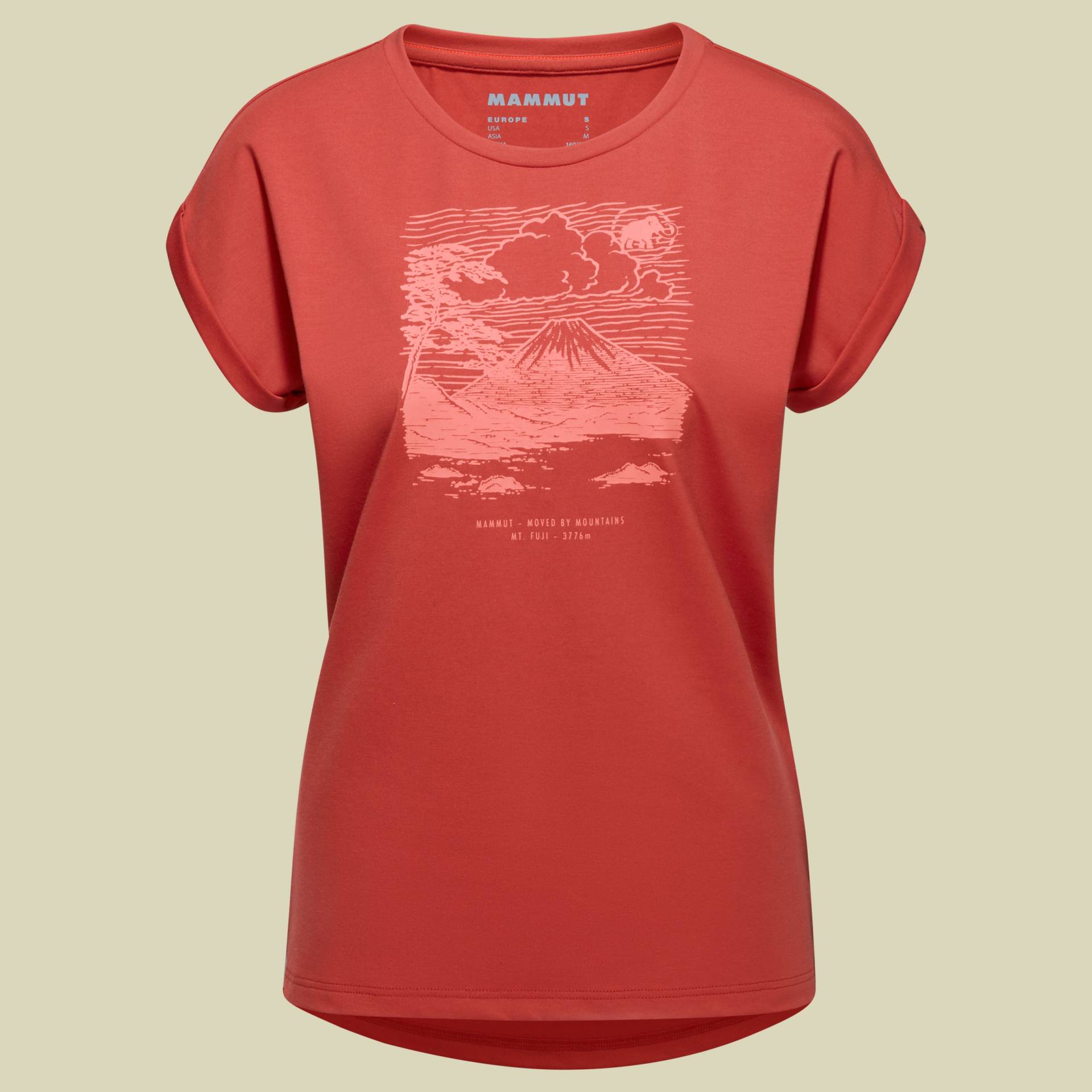 Mountain T-Shirt Women Fujiyama Größe XS Farbe terracotta Mountain T-Shirt Women Fujiyama Größe XS Farbe terracotta von mammut