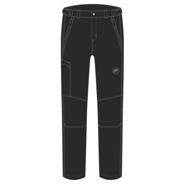 Mammut - Runbold IV Pants - Trekkinghose Gr 56 - Regular schwarz von mammut