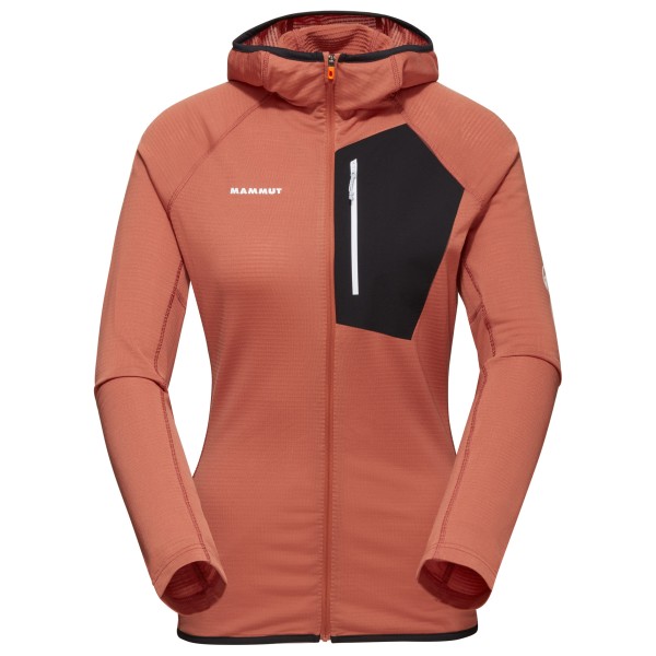 Mammut - Women's Aenergy Light Midlayer Hooded Jacket - Fleecejacke Gr M rot von mammut