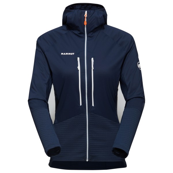 Mammut - Women's Eiger Nordwand ML Hybrid Hooded Jacket - Softshelljacke Gr XS blau von mammut