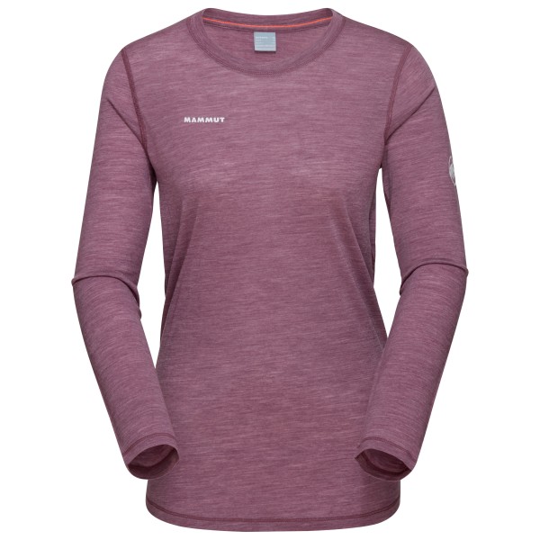 Mammut - Women's Tree Wool Firstlayer Longsleeve - Merinoshirt Gr S lila von mammut