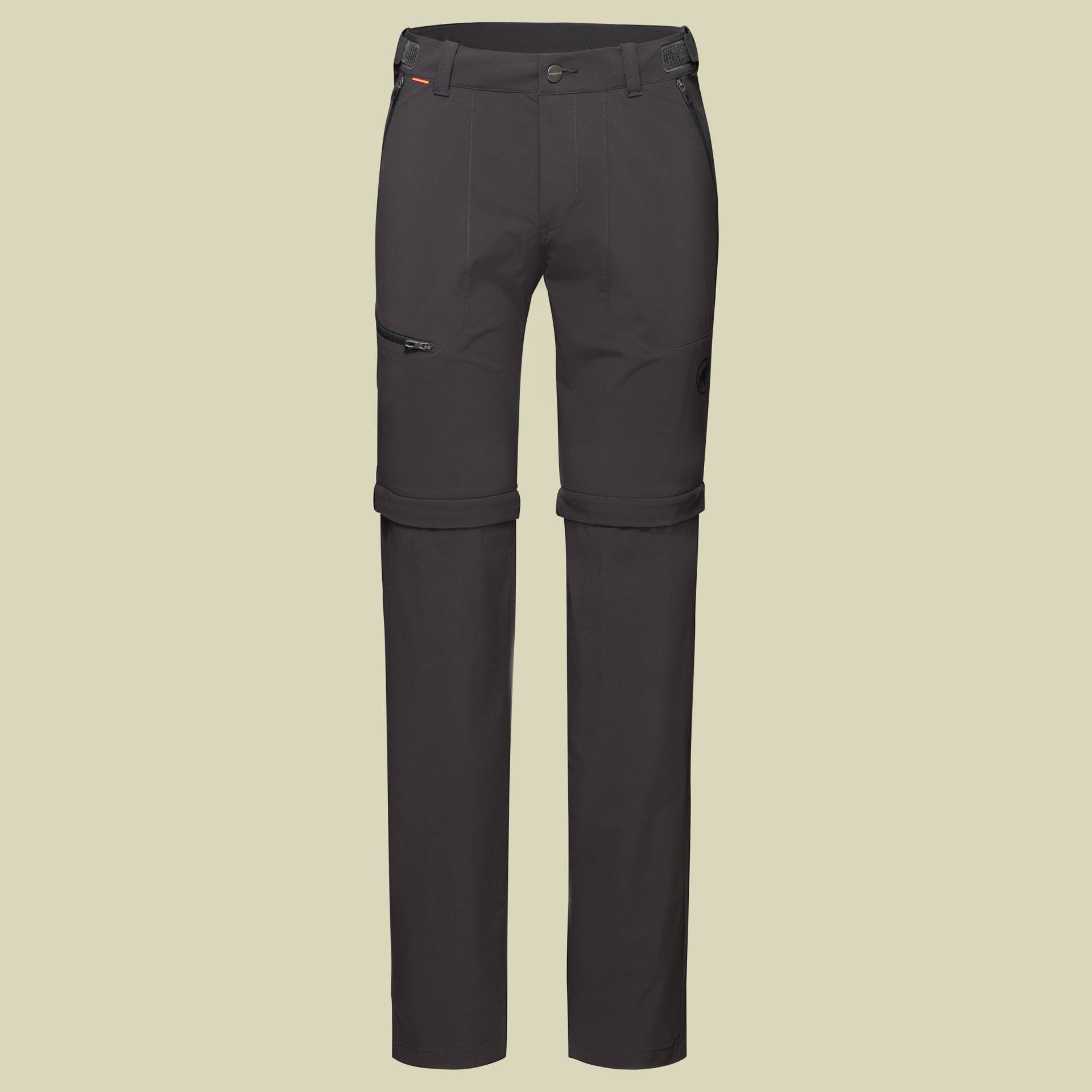 Runbold Zip Off Pants Men grau 50 - phantom von mammut