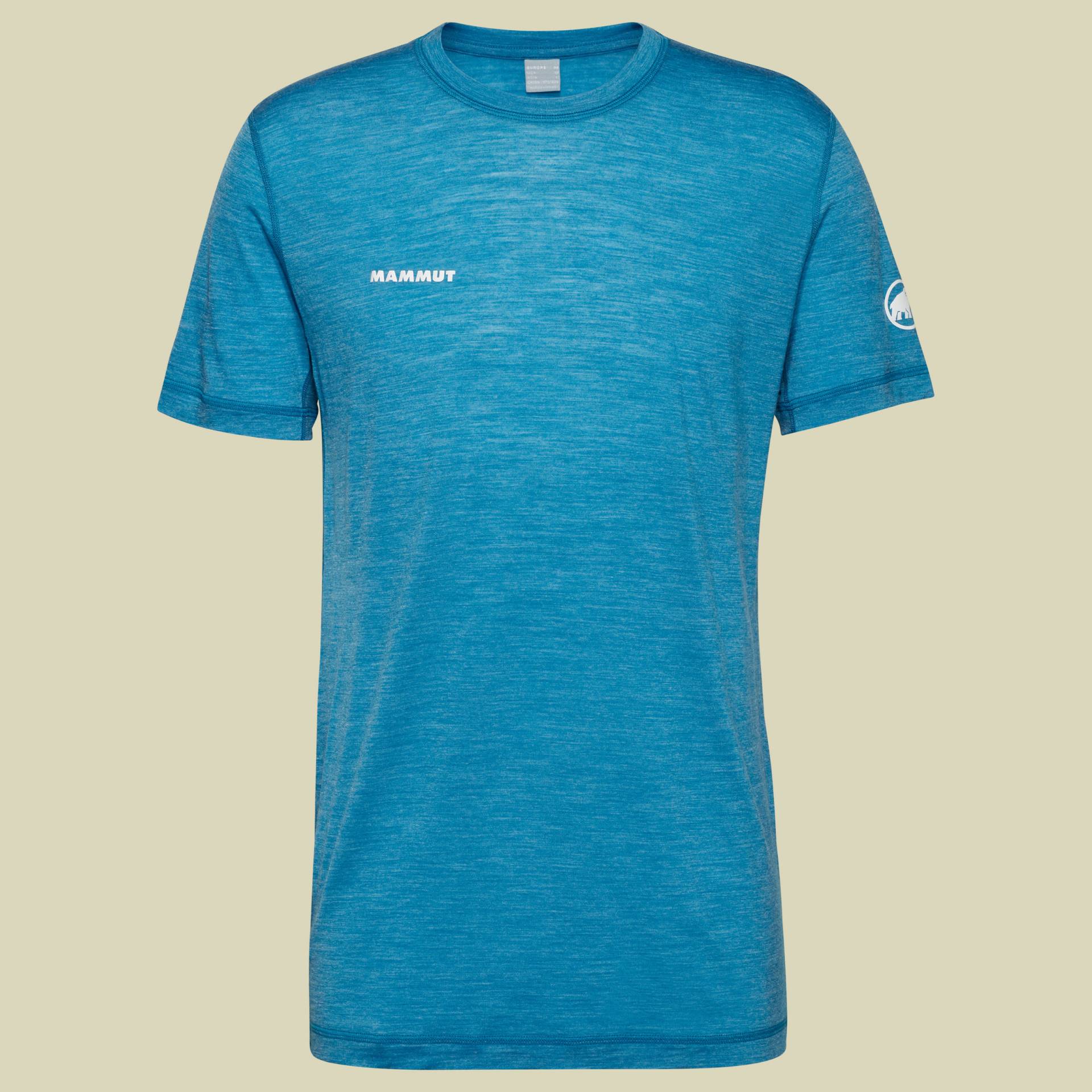 Tree Wool FL T-Shirt Men S blau - glacier blue melange Tree Wool FL T-Shirt Men S blau - glacier blue melange von mammut