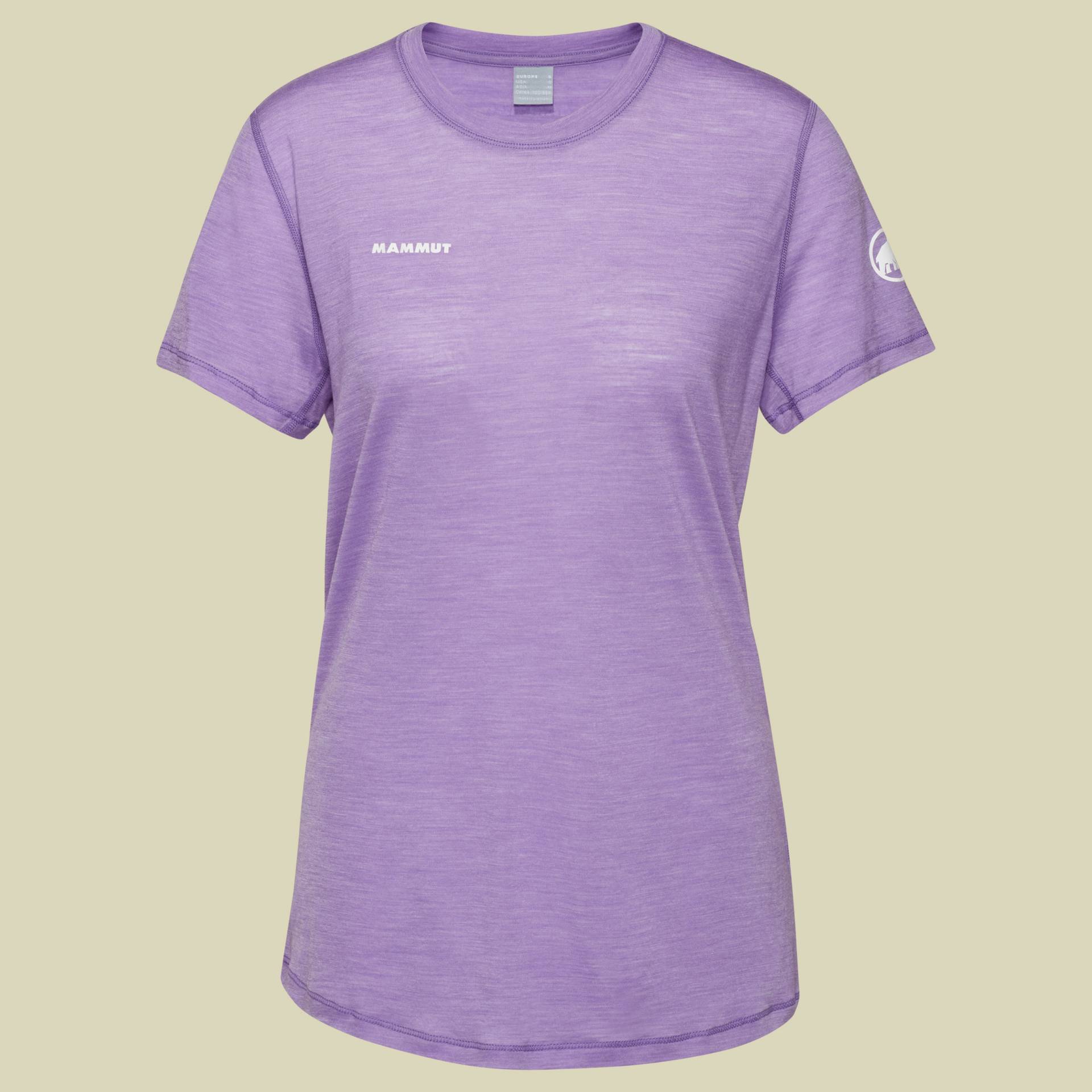 Tree Wool FL T-Shirt Women L lila - lavandin melange Tree Wool FL T-Shirt Women L lila - lavandin melange von mammut
