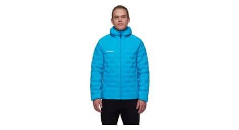 daunenjacke mann mammut sender in hooded blau von mammut