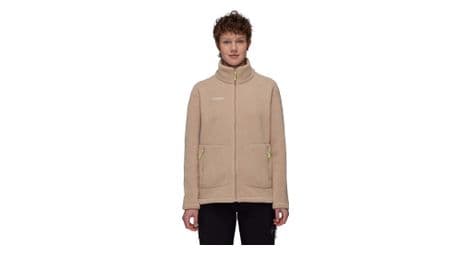 fleecejacke damen mammut falera beige von mammut