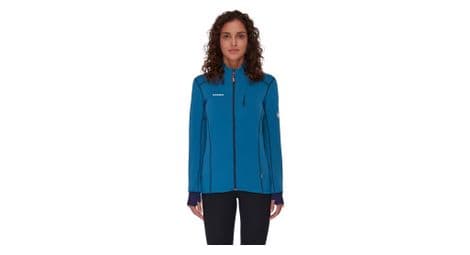 fleecejacke damen mammut taiss light blau von mammut