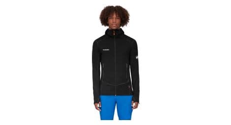 fleecejacke mammut taiss light hooded schwarz von mammut