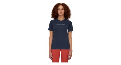mammut selun fl logo t shirt damen blau mammut selun fl logo t shirt damen blau von mammut