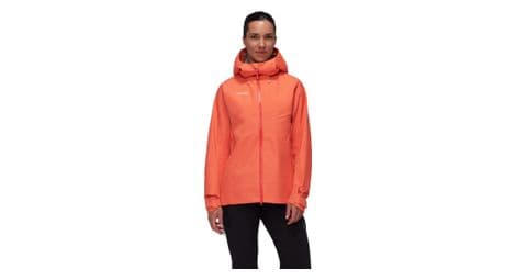 wasserdichte jacke women mammut crater iv hooded orange von mammut