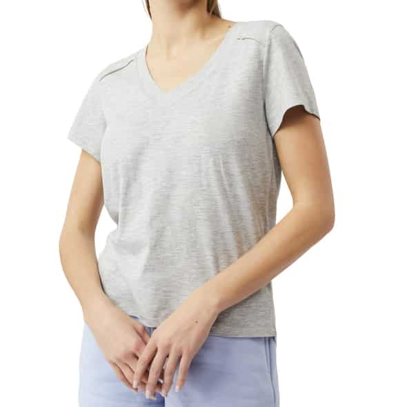 Mandala The New V-Neck Damen (Grau XL ) T-Shirts von mandala
