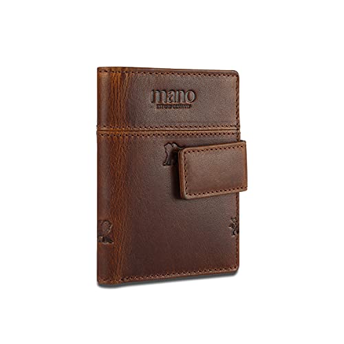 mano Don Leon Kartenetui Geldbörse – Herren Leder Kreditkartenbörse - Credit Card Holder Wallet, Braun mano Don Leon Kartenetui Geldbörse – Herren Leder Kreditkartenbörse - Credit Card Holder Wallet, Braun von mano