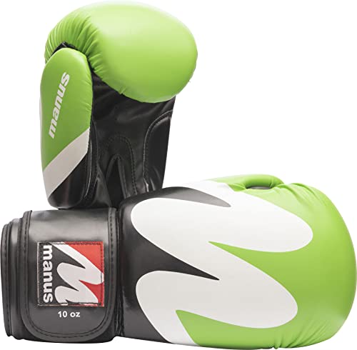 manus Boxhandschuhe „Wave“ - schwarz-grün, 12 oz manus Boxhandschuhe „Wave“ - schwarz-grün, 12 oz von manus