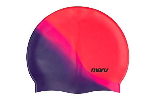 MARU Badekappen, Rot/Pink/Violett, Einheitsgröße MARU Badekappen, Rot/Pink/Violett, Einheitsgröße von maru