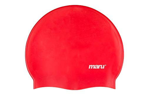 Maru Feste Silikon Badekappen - Rot Maru Feste Silikon Badekappen - Rot von maru
