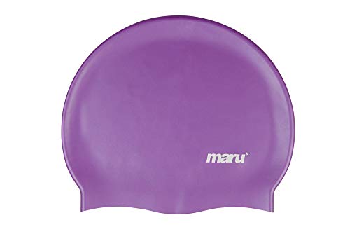 Maru erwachsenen silikon badekappe solid farben - Lila, Einheitsgröße Maru erwachsenen silikon badekappe solid farben - Lila, Einheitsgröße von maru