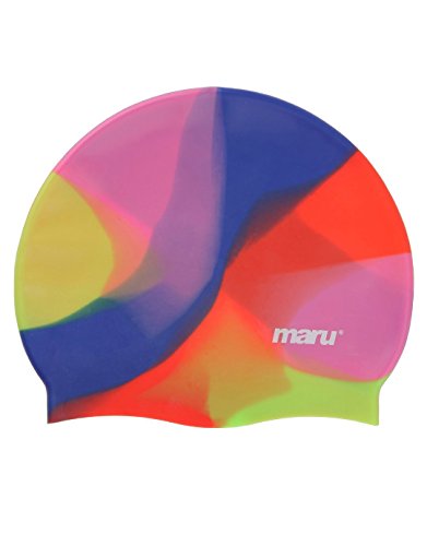 maru - Badekappe aus Silikon - Mehrfarbig - Pink/Blau maru - Badekappe aus Silikon - Mehrfarbig - Pink/Blau von maru