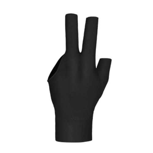 Drei-Finger-Billardhandschuhe,Billardhandschuhe für Damen - 3-Finger-Billard-Pool-Handschuhe | Professionelle Billardhandschuhe, atmungsaktiv, elastisch, rutschfest, absorbieren Schweiß, universelle P von mawma