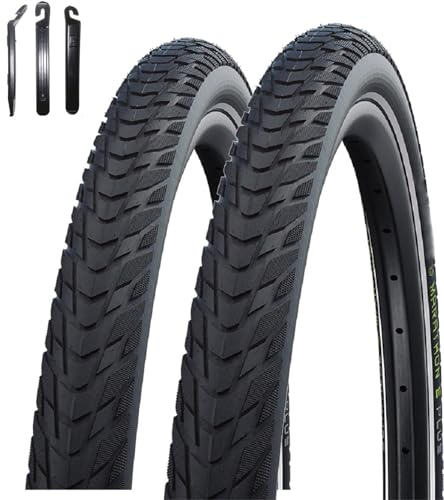 2 x Schwalbe Marathon E-Plus Smart D-Guard E-50 Schwarz-Reflex 50-584 inkl. Reifenheber 2 x Schwalbe Marathon E-Plus Smart D-Guard E-50 Schwarz-Reflex 50-584 inkl. Reifenheber von maxxi4you
