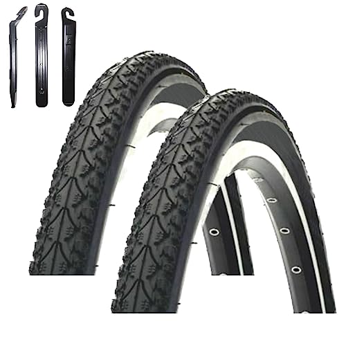 Angebot-Set / 2 x Kenda K-935 26" Fahrradreifen Fahrradmantel in Schwarz 47-559 (26 x 1.75) inkl. 3 Reifenheber von maxxi4you